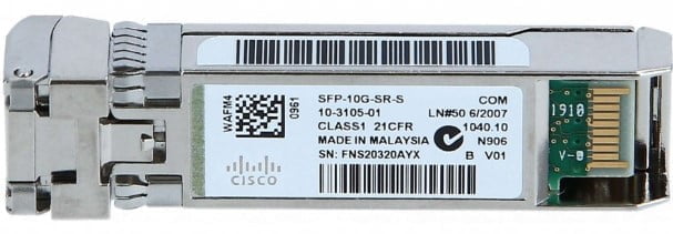 Transceiver Óptico Cisco GBIC SFP CISCO SFP-10G-SR