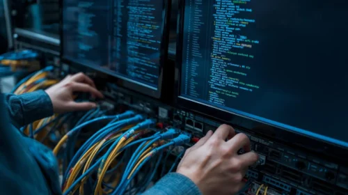 VLANs em switches Cisco mostrando segmentação de rede corporativa com múltiplos departamentos